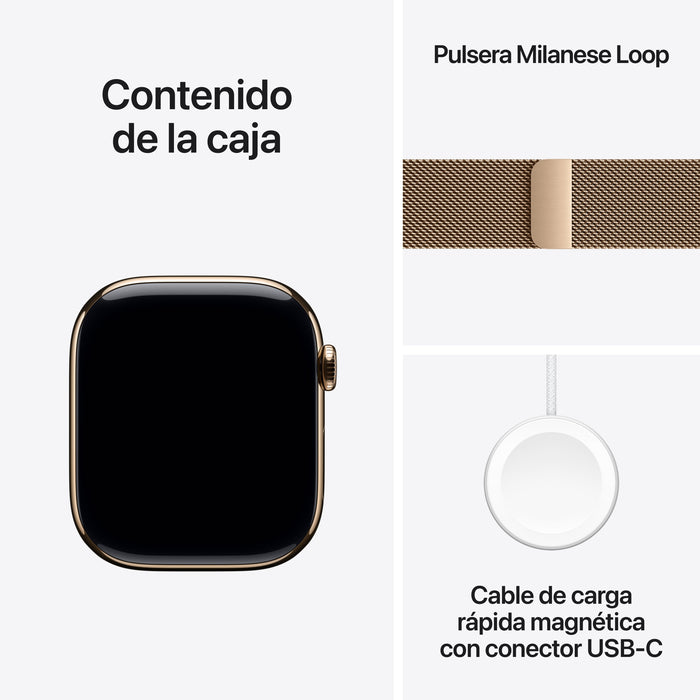 EAN 0195950480108 - Apple Watch Series 11 OLED 46 mm Digital 416 x 496 Pixeles Pantalla táctil 5G Titanio Wifi GPS (satélite) imagen 8