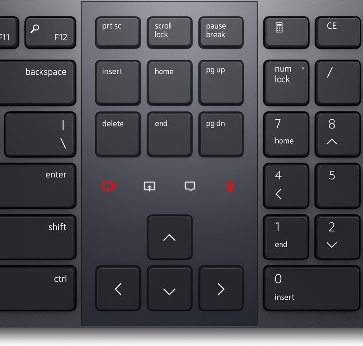 Dell Kb900 Teclado Rf Wireless + Bluetooth Azerty Francés Grafito