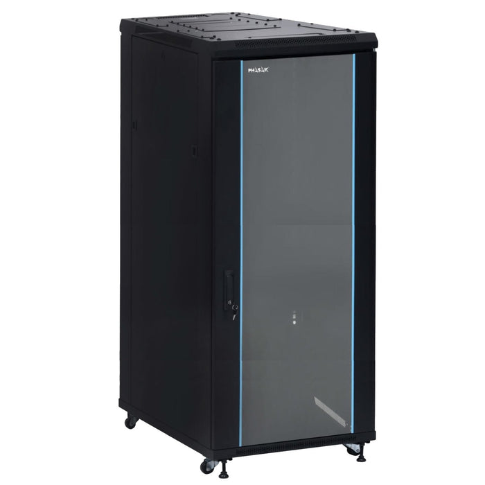 Armario Rack De Suelo 19 " Phasak Pro 42u Negro 800x800 Montado Pho 8842