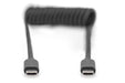 EAN 4016032482550 - Digitus AK-300431-006-S cable USB USB 2.0 USB C 0,48 Gbit/s 60 W Negro imagen 3