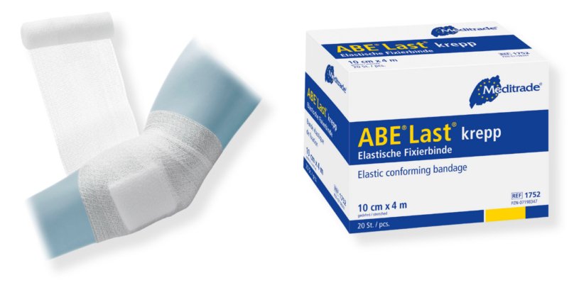 Meditrade® Abe® Last Krepp Fixierbinde 8 Cm X 4 M