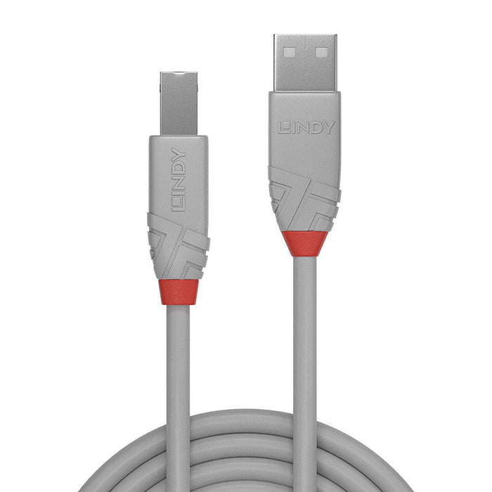EAN 4002888366816 - Lindy 36681 cable USB USB 2.0 0,5 m USB A USB B Gris imagen 2