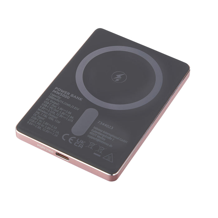 EAN 4034303036158 - Intenso MW5000 Polímero de litio Cargador inalámbrico Rosa imagen 6