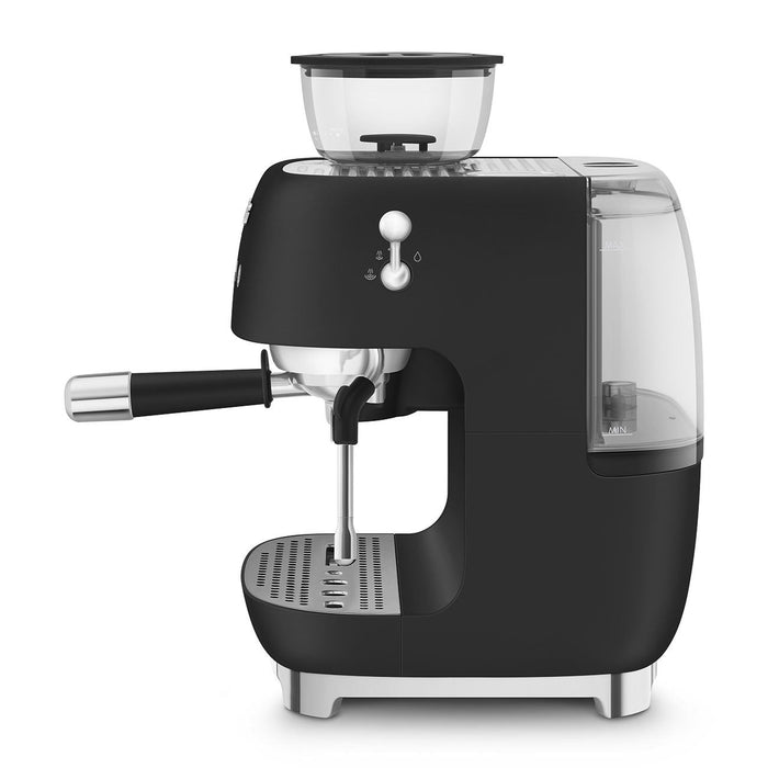 Smeg Kaffeemaschine Man. Mahlwerk Egf03blmeu, Thermoblock, Dampfdüse, 1l,...