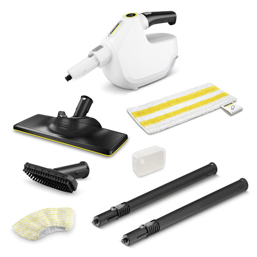 EAN 4054278999159 - Kärcher SC 1 Multi & Up Limpiador a vapor portátil 0,2 L 1300 W Negro, Amarillo imagen 1