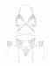 EAN 0714718561240 - Leg Avenue 81653_00222 conjunto de ropa interior y bodi Blanco imagen 8