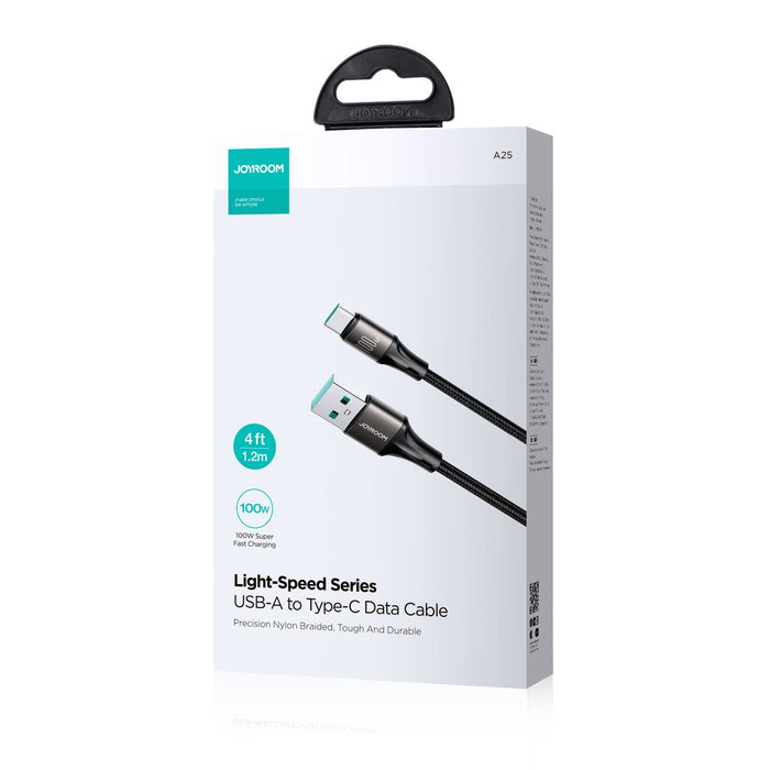 EAN 6941237109989 - JOYROOM SA25-AC6 cable USB 1,2 m USB A USB C 0,48 Gbit/s 100 W Negro imagen 2