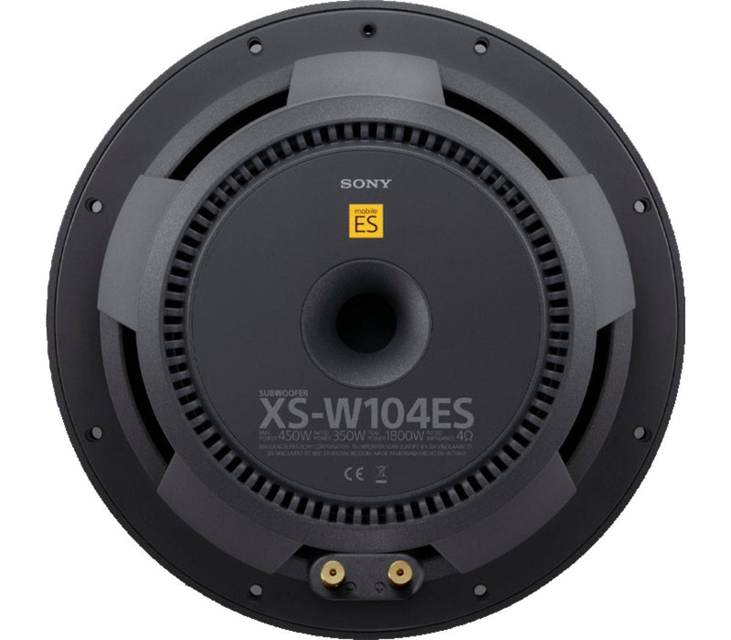 Sony Xs-W104 25cm (10'') Mobile Es Subwoofer Wabendesign