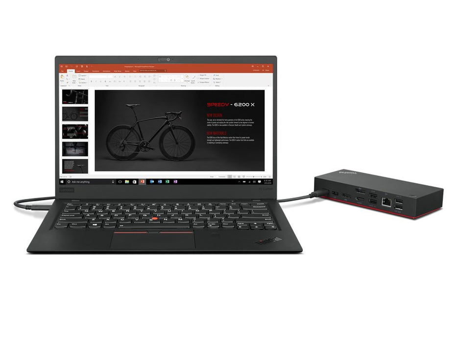EAN 0195348192095 - Lenovo ThinkPad Universal USB-C Dock Alámbrico USB 3.2 Gen 1 (3.1 Gen 1) Type-C Negro imagen 5