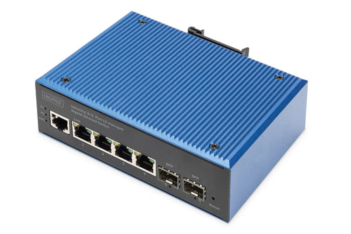 EAN 4016032490203 - Digitus DN-651154 switch Gigabit Ethernet (10/100/1000) Negro, Azul imagen 1