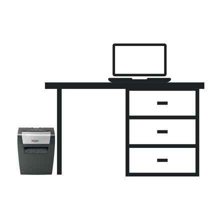 EAN 5028252523189 - Rexel Momentum X406 triturador de papel Corte en partículas 70 dB Azul, Gris imagen 7