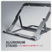 EAN 8595247909244 - Axagon STND-LAG Laptop-Ständer, höhenverstellbar, faltbar, Aluminium Soporte para ordenador portátil y ta imagen 2