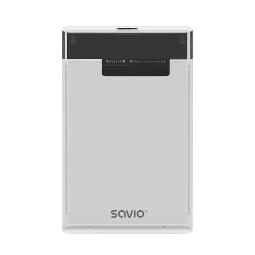 EAN 5901986048176 - Savio AK-66 caja para disco duro externo Carcasa de disco duro/SSD Negro, Transparente 2.5" imagen 1