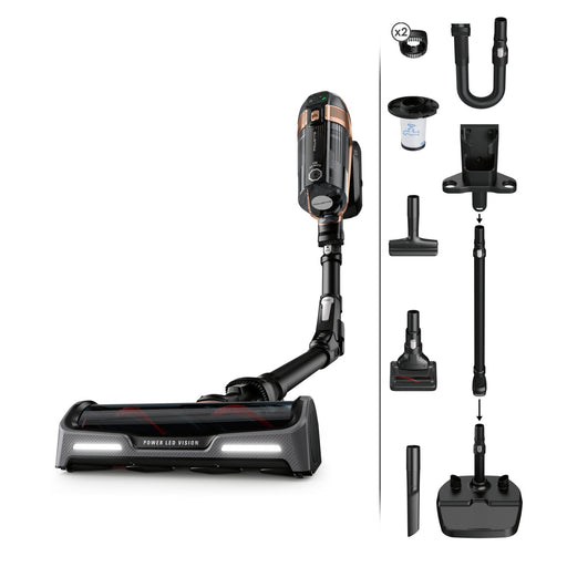 EAN 3221616034303 - Rowenta X-Force RH99F1 Aspiradora escoba 2 en 1 Batería Secar HEPA Sin bolsa 0,9 L Negro, Gris imagen 1