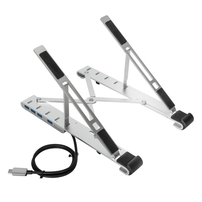 Soporte Para Portatil Targus Con Hub Integrado 4x Usb- A Plata