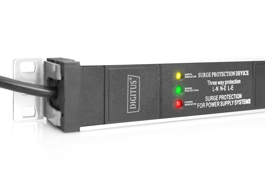EAN 4016032431770 - Digitus DN-95412 unidad de distribución de energía (PDU) 7 salidas AC 0U Negro, Plata imagen 3