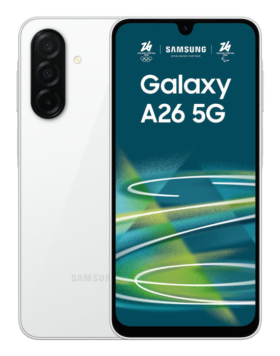 EAN 8806097072874 - Samsung Galaxy A26 17 cm (6.7") Ranura híbrida Dual SIM Android 15 5G USB Tipo C 6 GB 128 GB 5000 mAh Bla imagen 1