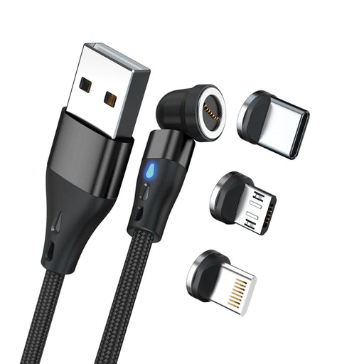 EAN 4040895011640 - RealPower MagneticCharge3 cable USB 2 m USB A Negro imagen 1
