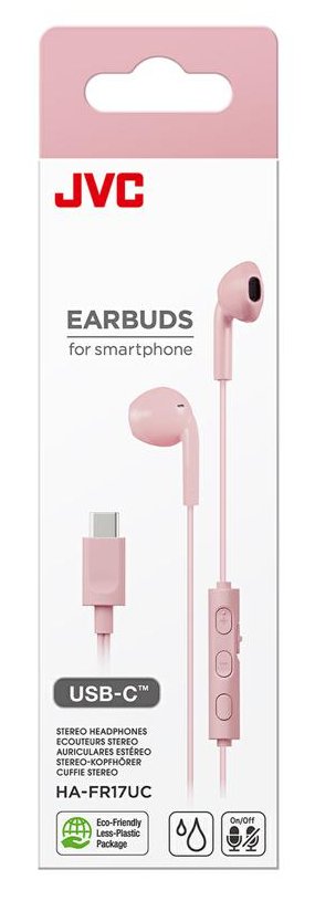 EAN 4975769482571 - JVC HA-FR17UC Auriculares Alámbrico Dentro de oído Llamadas/Música USB Tipo C Rosa imagen 2