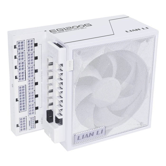 EAN 4718466017123 - Lian Li EG1200G unidad de fuente de alimentación 1200 W 24-pin ATX SFX Blanco imagen 8