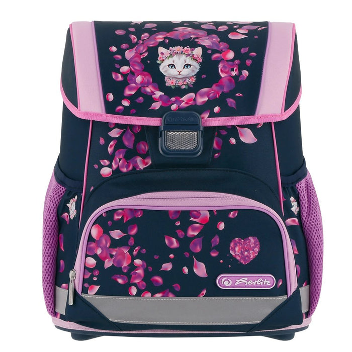 Herlitz Juego De Mochilas Escolares De 4 Piezas, 17 L, Ergonómica  Negro