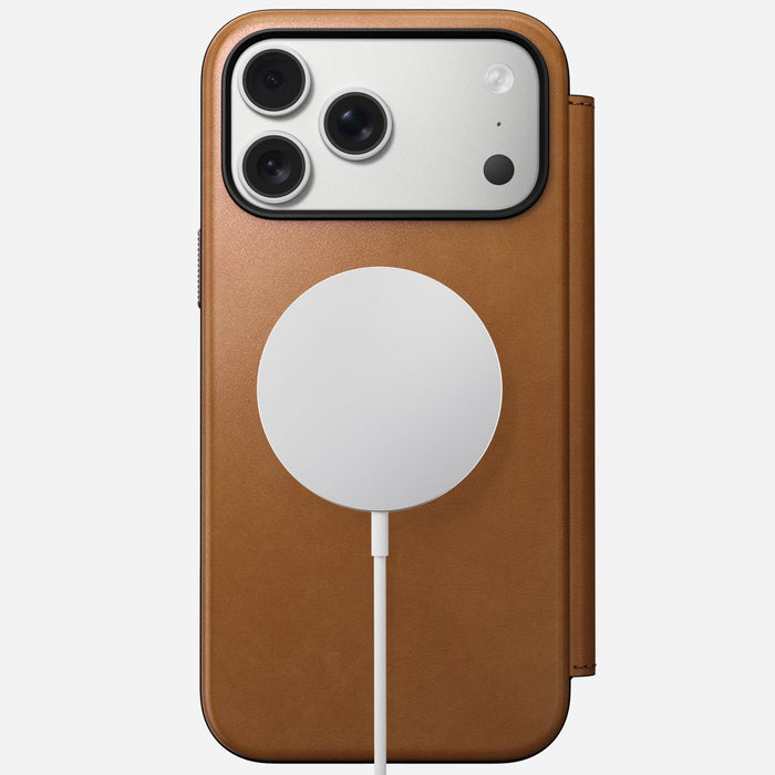 Nomad Modern Leather Folio Iphone 17 Pro Max English Tan