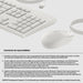 EAN 0198701735489 - HP 225 Wired Mouse and Keyboard Combo G2 Cashmere White teclado Ratón incluido Oficina USB Blanco imagen 4