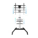 EAN 8433281013773 - TooQ Hera 2,18 m (86") Negro, Plata imagen 2