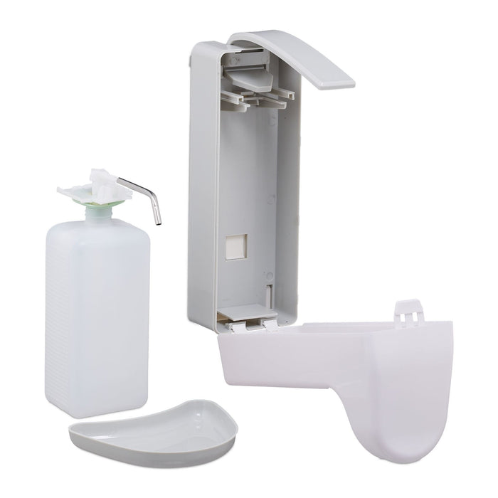 Relaxdays Seifenspender 1,0 L Blanco