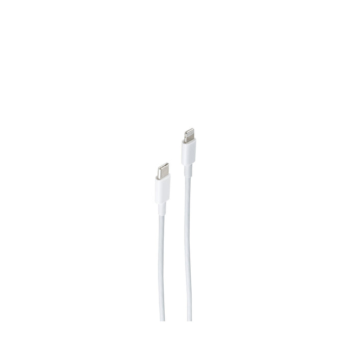 Shiverpeaks Usb Lade Cable Usb-C Mecker > 8-Pin Mecker Pd Blanco 0,5m