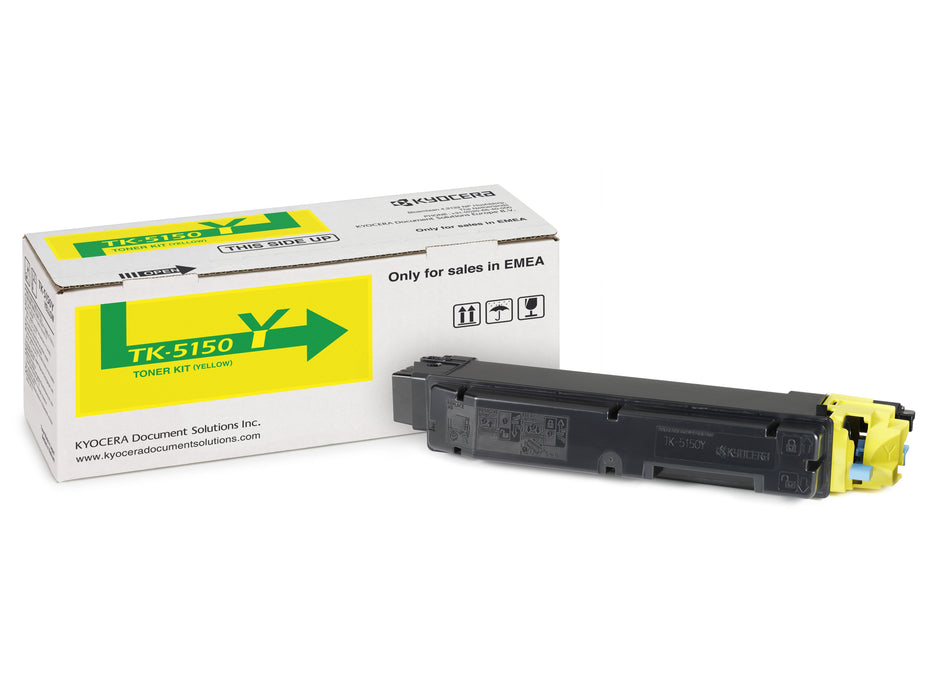 Toner Original Kyocera Tk 5150y,Amarillo,Kit De Toner,Para Ecosys M6035cidn, M6035cidn/Kl3, M6535cidn, M6535cidn/Kl3, P6035cdn, P6035cdn/Kl3