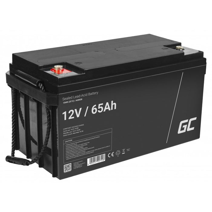EAN 5903317227458 - Green Cell AGM28 batería recargable industrial Sealed Lead Acid (VRLA) 65000 mAh 12 V imagen 1