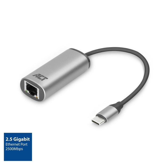 Adaptador Act Connectivity Usb C A Rj45 Ethernet 2.5gb