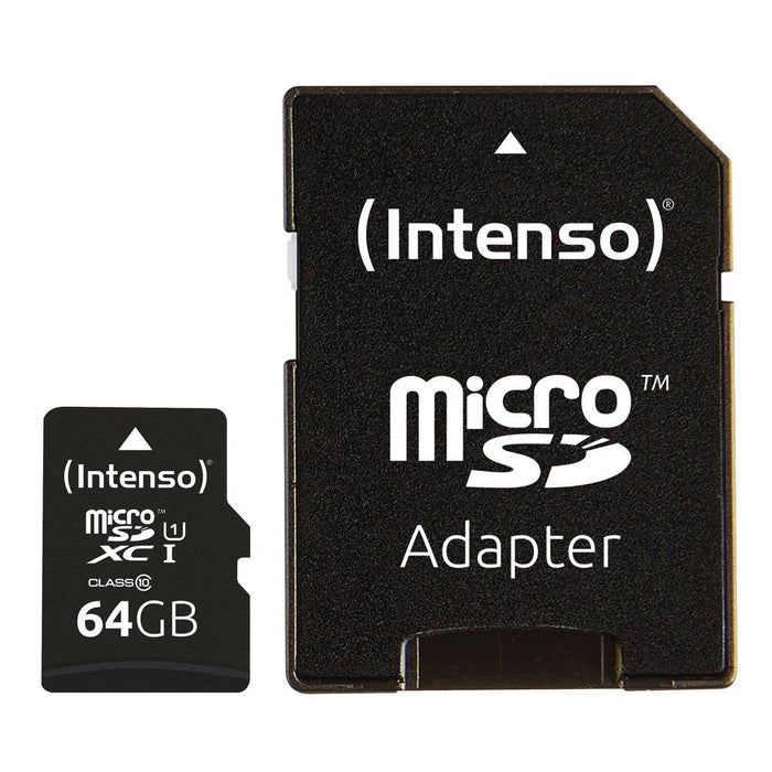 Intenso Micro Sd Uhs-I Premium 64gb C/Adap Pack 5