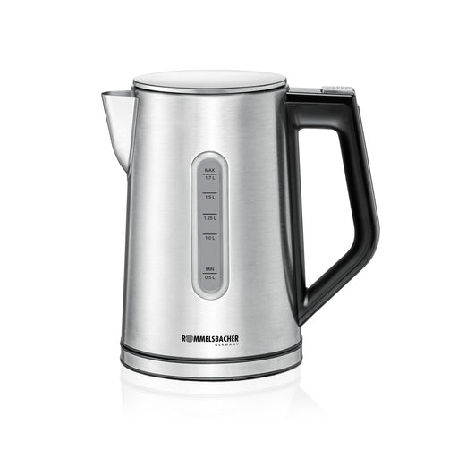 EAN 4001797881007 - Rommelsbacher Wasserkocher WK 3000 tetera eléctrica 1,7 L 3000 W Negro, Acero inoxidable imagen 1