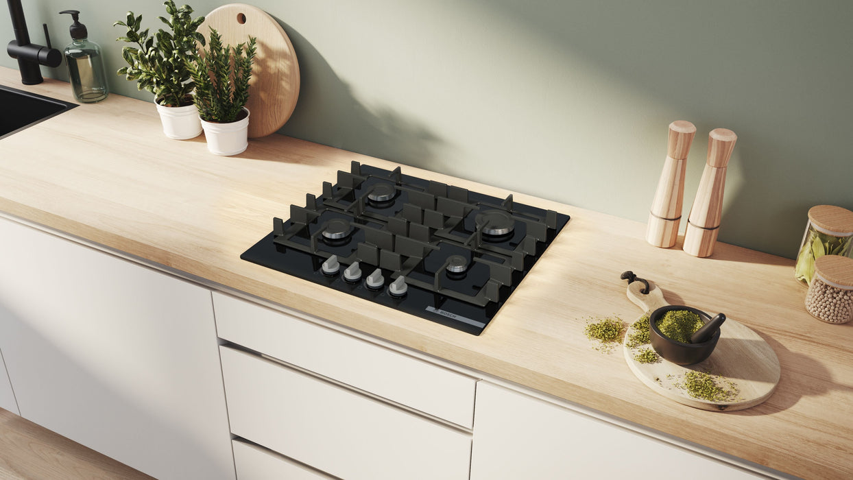 EAN 4242005437856 - Bosch Serie 4 PNP6B6K40 hobs Negro Integrado 60 cm Encimera de gas 4 zona(s) imagen 4