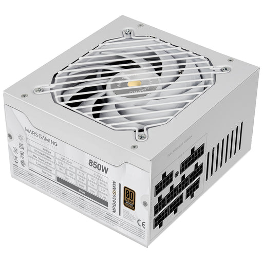 EAN 8435693110101 - Mars Gaming MPB850SIMW unidad de fuente de alimentación 850 W 24-pin ATX ATX Blanco imagen 2