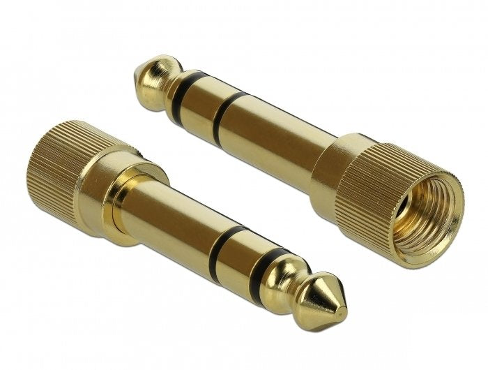 Delock Spiralcable 3,5 Mm 3 Pin Klinkenstecker Zu Klinkenstecker Mit Schraubadapter 5 M