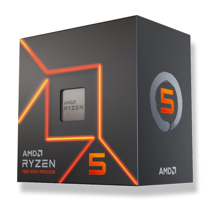 Cpu Amd Ryzen 5 7400, Versión En Caja Del Procesador 100-100001900box