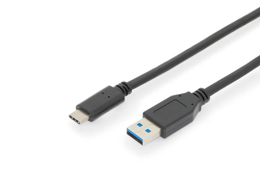 EAN 4016032438298 - Digitus AK-300146-010-S cable USB USB 2.0 1 m USB C USB A 10 Gbit/s Negro imagen 1