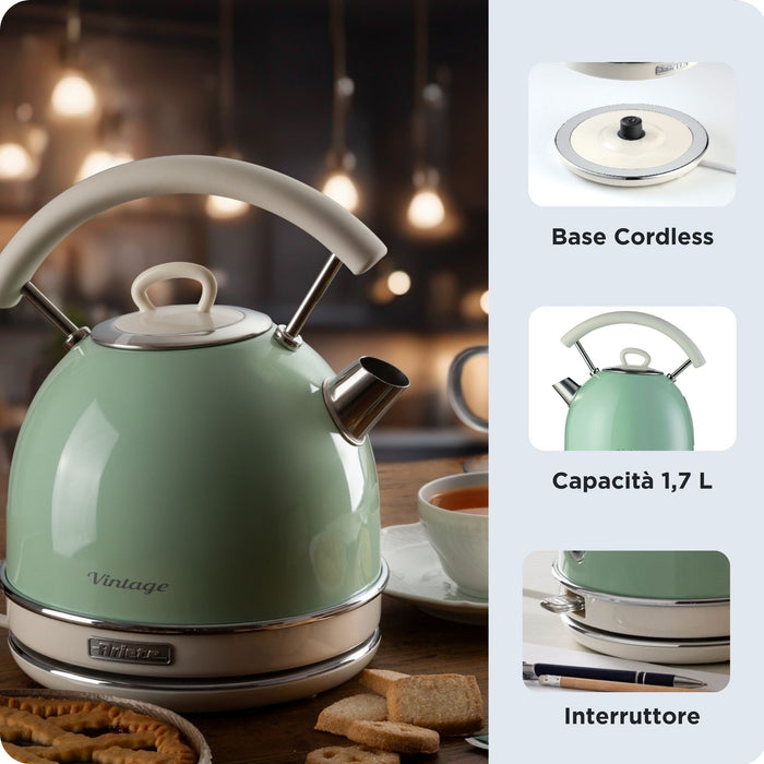 EAN 8003705114296 - Ariete 2877/04 tetera eléctrica 1,7 L 2000 W Verde imagen 3