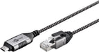 EAN 4040849744044 - Goobay 74404 cambiador de género para cable USB 3.1 type A RJ45 Negro, Plata imagen 3