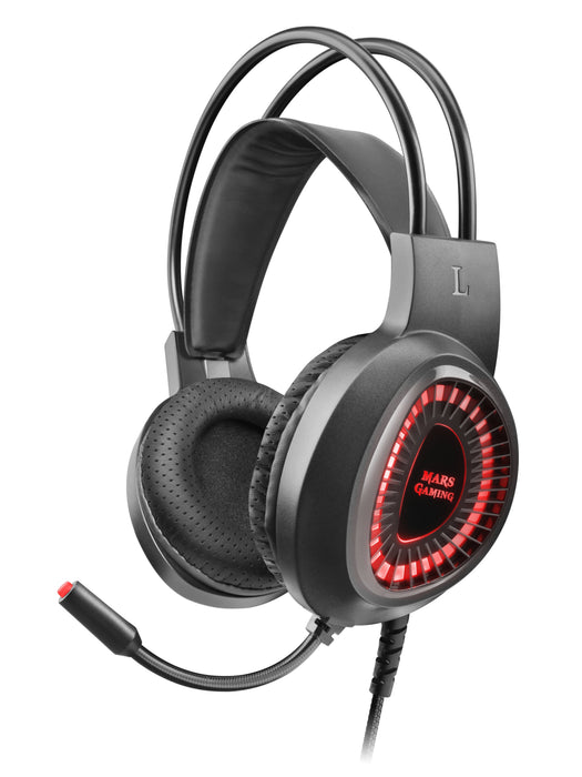Mars Gaming Mcprgb2 Combo Gaming - Teclado Rgb Rainbow - Raton 4000dpi Rgb Flow - Auriculares Rgb Flow - Alfombrilla