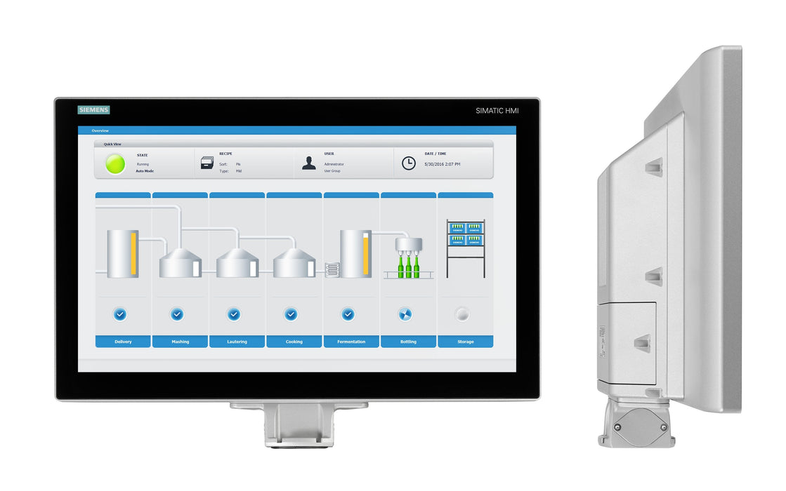 Siemens Simatic Hmi Tp1500 Comfort Pro 6av2124-0qc24-1ax0 - 38,1 Cm - 15"