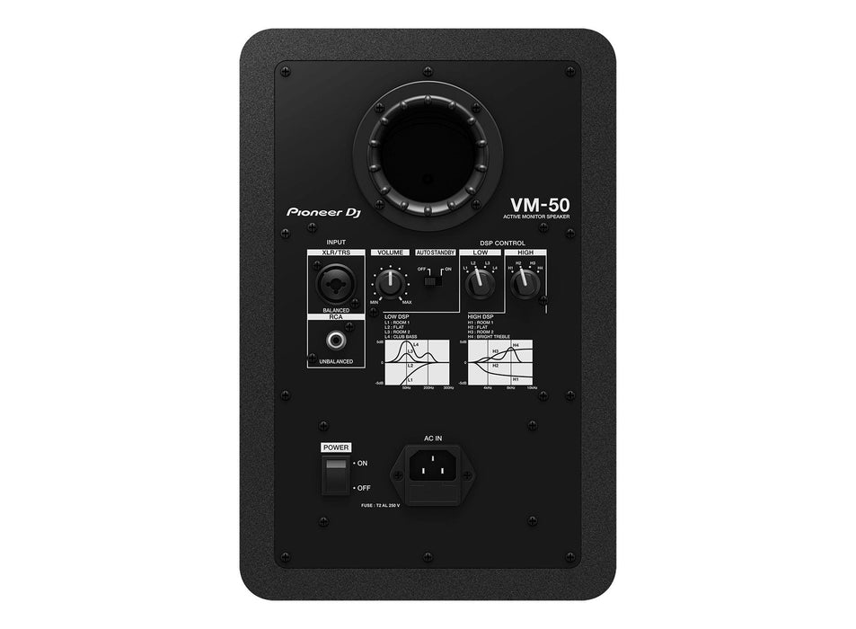 Pioneer Vm-50 Altavoz De 2 Vías Negro Alámbrico