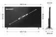 EAN 5905683272919 - Sharp 65HP5265E Televisor 165,1 cm (65") 4K Ultra HD Smart TV Wifi Negro imagen 8