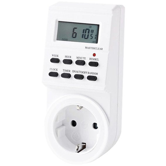 EAN 8420738494018 - Silver Electronics 49401 contador eléctrico Blanco Programador eléctrico diario/semanal imagen 2