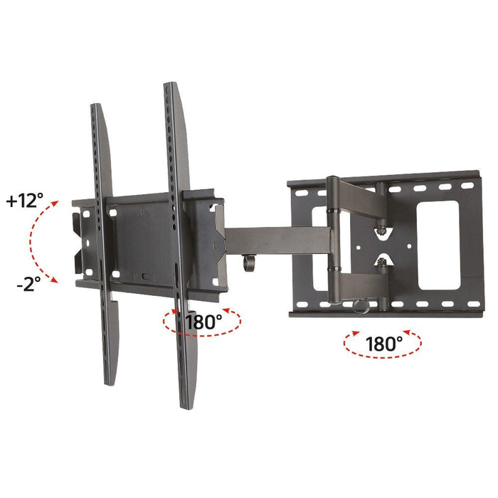 Techly Soporte De Pared Para Tv 23"-55" Full-Motion Slim