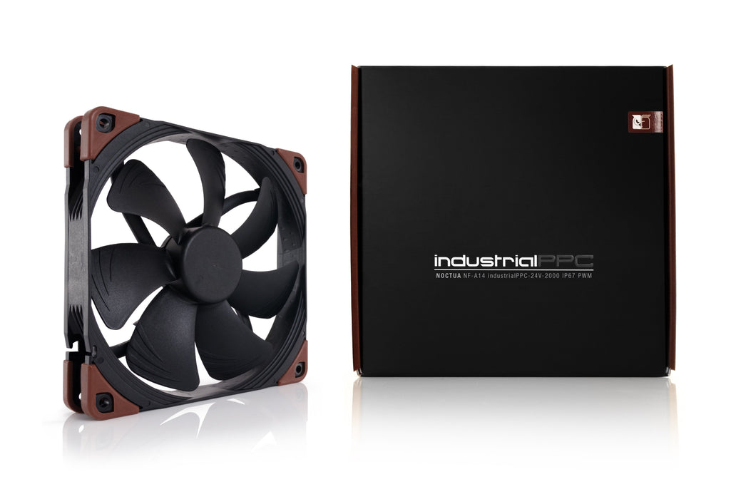 EAN 4716123315438 - Noctua NF-A14 INDUSTRIALPPC-2000 PWM Carcasa del ordenador Ventilador 14 cm Negro, Marrón 1 pieza(s) imagen 5