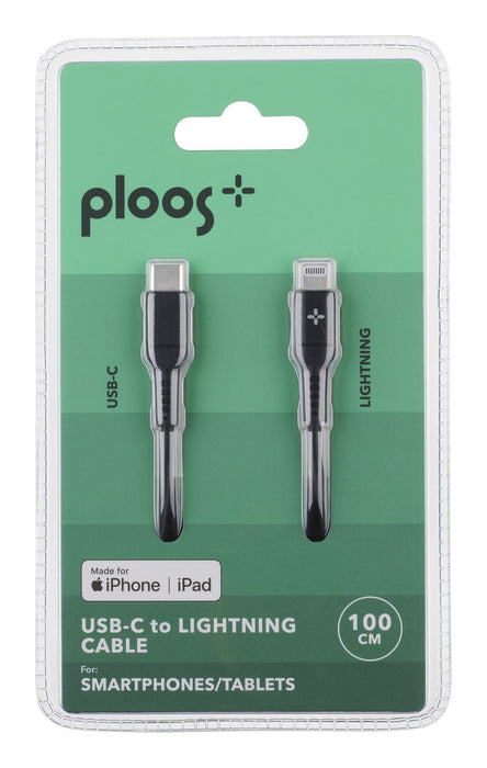 EAN 8018080497094 - PLOOS PLUSBDATAMFIC2L1MK cable de conector Lightning 1,2 m Negro imagen 2